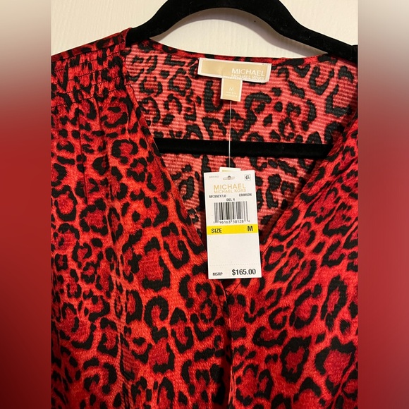 Michael Kors NWT Wildcat Smock Dress Sz M - Picture 7 of 9